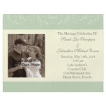 Island Green  Tropical Vines Wedding Programs flyers