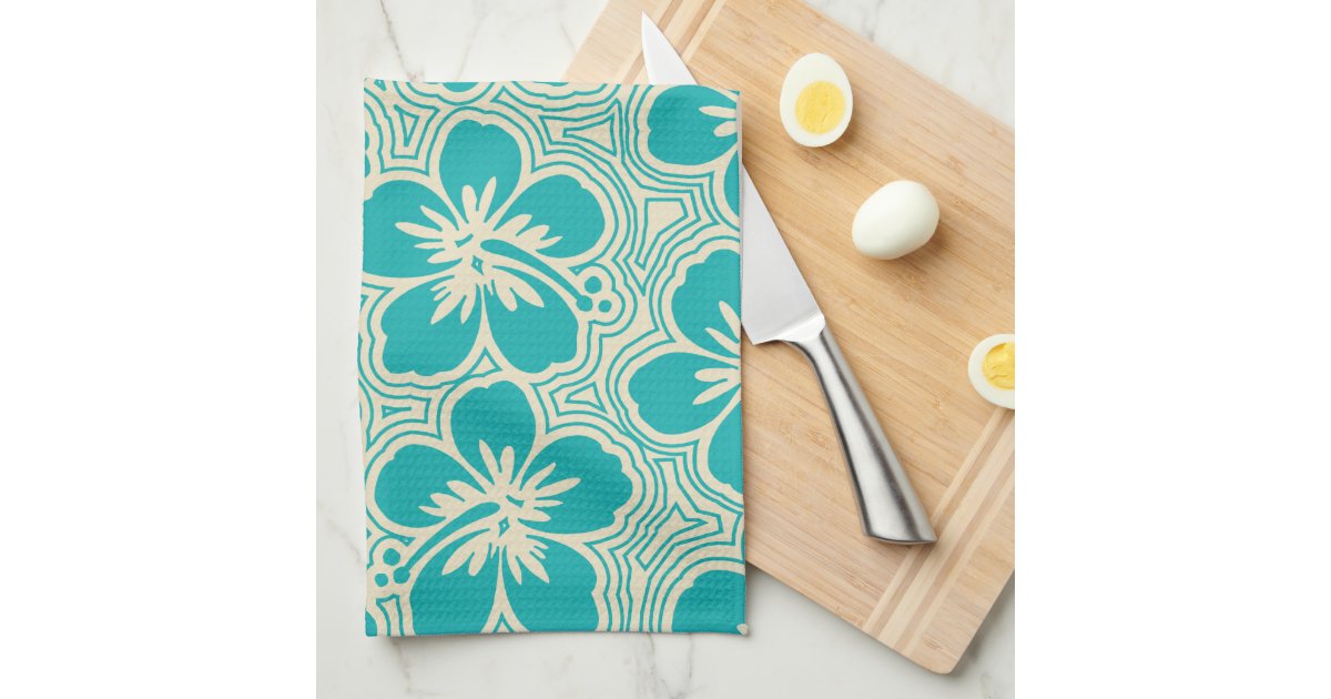 Island Hibiscus Hawaiian Kitchen Towel Zazzle