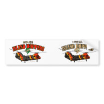 Island Hoppers Simple Design Bumper Sticker