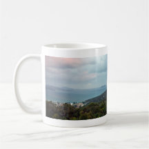 Island in the drizzle mugs