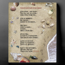 Island Life plaques