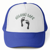 Island Life - Tropical Barefoot On The Beach Trucker Hat
