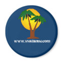 Island Logo Pixel Magnet