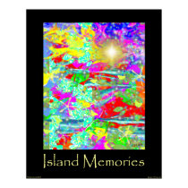 Island Memories - Digital Dreamscape Print by Victoreeah Island Memories - Digital Dreamscape Print