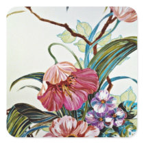 Island of beauty Yellow flowers Sticker