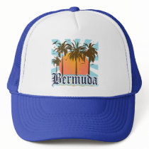Island of Bermuda Souvenirs Mesh Hats