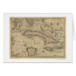 Island of Cuba Map - 1762 Card