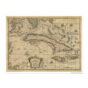 Island of Cuba Map - 1762 posters by lc_maps Island of Cuba Map - 1762 posters
