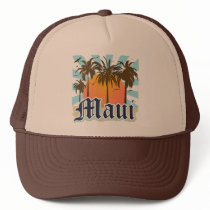 Island of Maui Hawaii Souvenir Hat