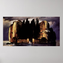 Island of the dead ones by Arnold Bocklin Poster