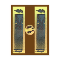 Island of vain birds postcards
