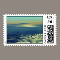 Island on Horizon postage