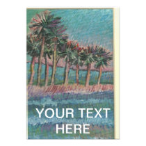 island palms custom invite