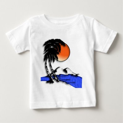 Island Paradise Baby T Shirts