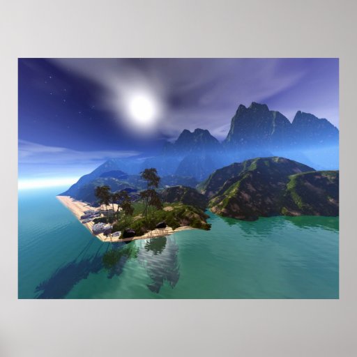Island Paradise Poster