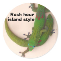 "Island Style Rush Hour" stickers