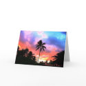 Island Sunset Card by honolua88 Island Sunset Card