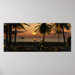 island sunset poster