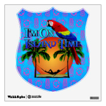 Island Time In Hammock Room Graphics