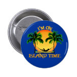 Island Time Pinback Buttons