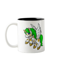 Island Uni flying over Mystery Island mugs