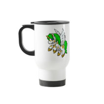 Island Uni flying over Mystery Island mugs