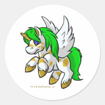 Island Uni flying over Mystery Island stickers