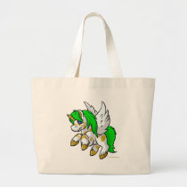 Island Uni flying over Mystery Island bags