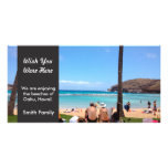 Island Vacation Photo Greeting Card