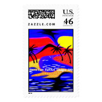 IslandDawn postage by FarrArtProducts IslandDawn postage