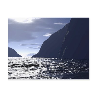 Islands Light Postcard by 3dartwork