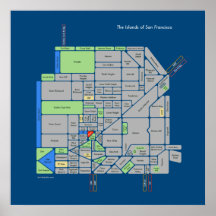 Islands of San Francisco (large) Posters