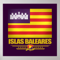 Islas Baleares (Balearic Islands) Poster