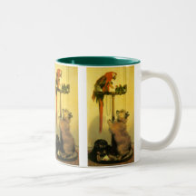 Islay, Tilco, a Macaw and 2 Love Birds by Landseer Coffee Mugs