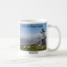 Isle Au Haut Light, Maine Mug