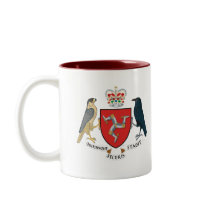 Isle of Man Coat of Arms mug by aesthete Isle of Man Coat of Arms mug
