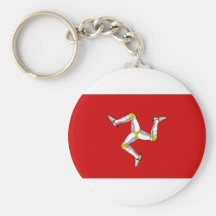 Isle of Man Flag Key Chains