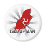 Isle Of Man Flag Map 2.0 Magnets