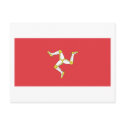 Isle of Man Flag Postcard