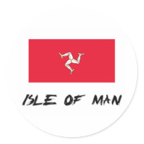 Isle Of Man Flag stickers by flagshirt Isle Of Man Flag stickers