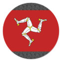 Isle Of Man Flag stickers by coolcountry Isle Of Man Flag stickers