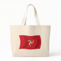 Isle of Man Flag Tote Bag by LivingFlags2 Isle of Man Flag Tote Bag