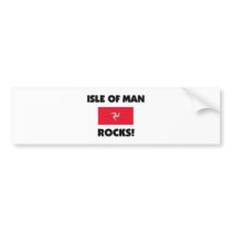 Isle Of Man Rocks bumper stickers by flagshirt Isle Of Man Rocks bumper stickers