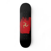 Isle Of Mantex3-paint style-paint style Skate Board