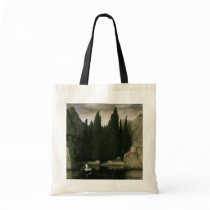 Isle of the Dead, third version by Arnold Bocklin Canvas Bag