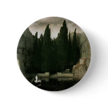 Isle of the Dead, third version by Arnold Bocklin Button
