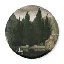 Isle of the Dead, third version by Arnold Bocklin Magnets