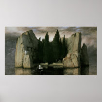 Isle of the Dead, third version by Arnold Bocklin Poster