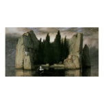 Isle of the Dead, third version by Arnold Bocklin Poster