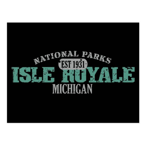 Isle Royale National Park Post Card